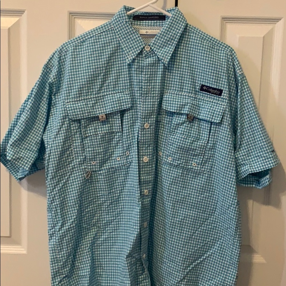 Fishing shirt sleeve button down